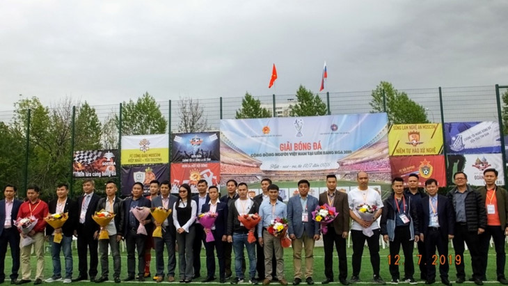 Khai mạc Giải bóng đá cộng đồng Việt Nam tại Liên bang Nga năm 2019